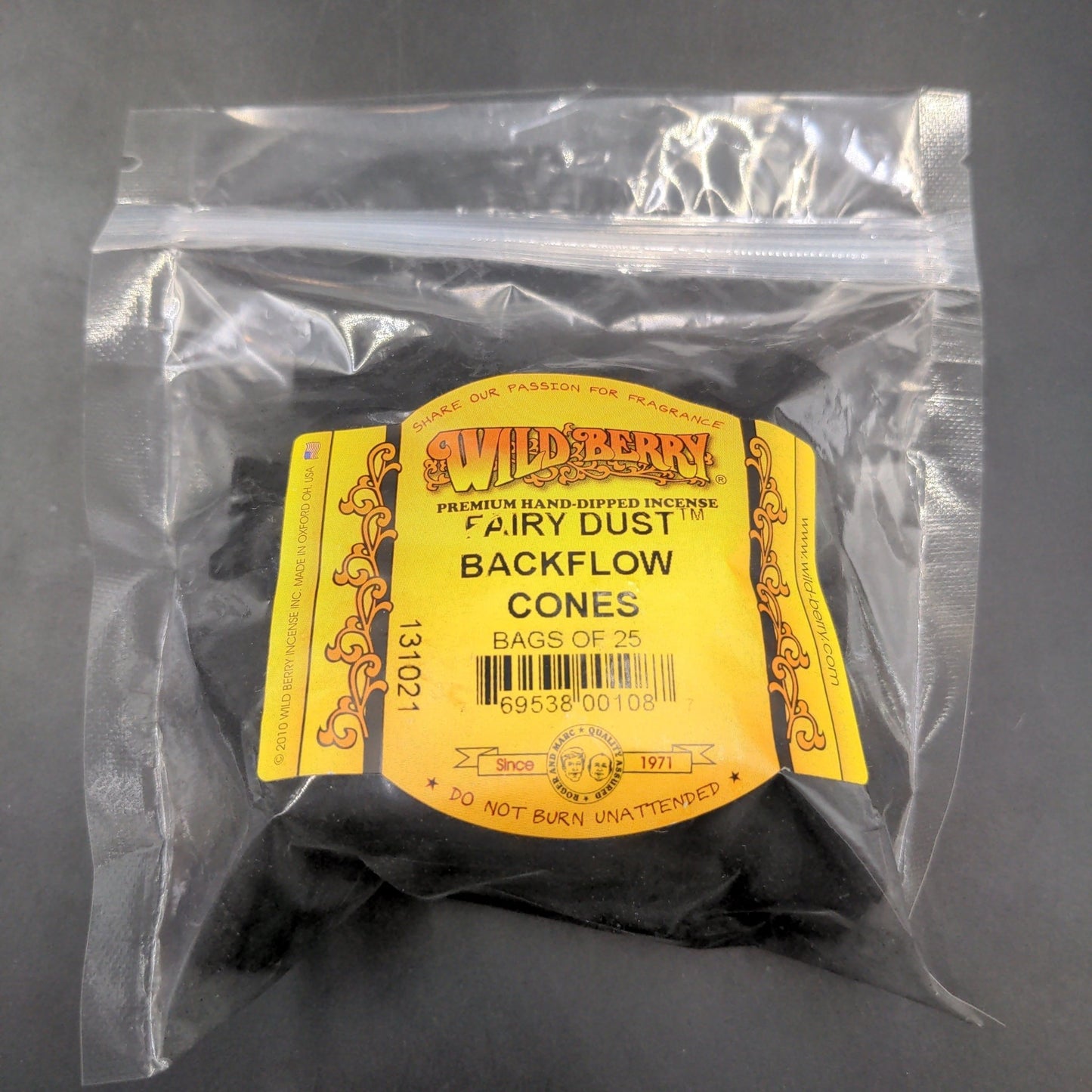 Wild Berry Backflow Cone Incense | 25pc Bag - Meech Madness Smoke Shop