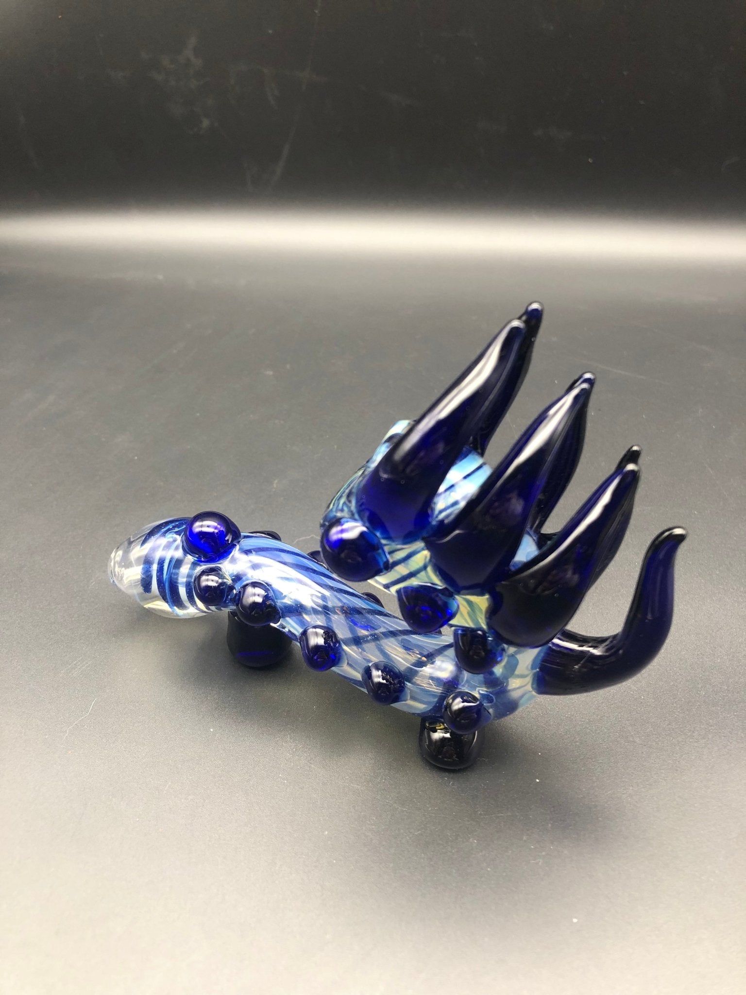 Worked Twisted Alien Tentacled Sherlock Pipe - 5" - Meech Madness Smoke Shop