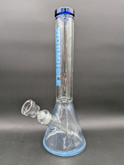 Wormhole Glass "Model: Alpha" 14″ Beaker Bong-Avernic Smoke Shop