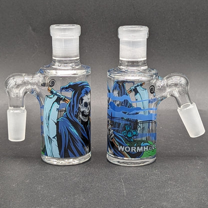Wormhole Glass "Reaper" Ash Catcher 14mm-Avernic Smoke Shop