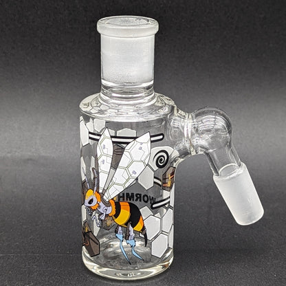 Wormhole Glass "Robo-Bees" Ash Catcher 14mm-Avernic Smoke Shop