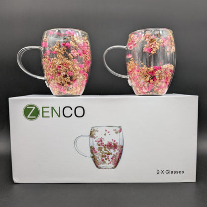Zenco Glassware - Flora Cafe-Avernic Smoke Shop