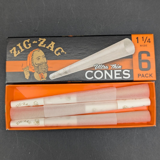 Zig-Zag 1 1/4 Ultra Thin Cones | 6pk-Avernic Smoke Shop