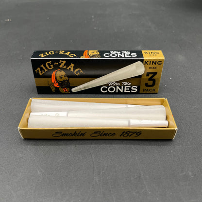 Zig-Zag King Size Cones | 3pk-Avernic Smoke Shop